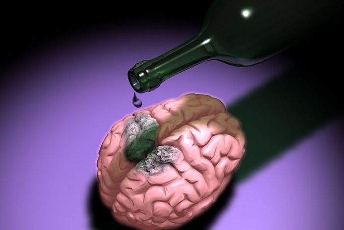 πώς το αλκοόλ επηρεάζει τον εγκέφαλο